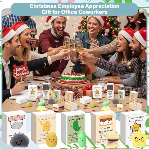 100 Sets Appreciation Gifts for Coworkers Employees Staff Mixed 5 Styles