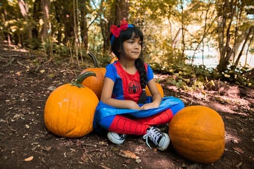 Marvel Spider-Man Girls' Cosplay Tutu Dress and Leggings Set Toddler to Little Kid