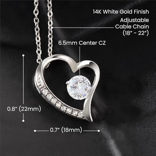 To My Future Wife Necklace From Husband, To My Wife Necklace, Soulmate Necklace For Women, Future Wife Jewelry, Birthday, Christmas, Valentine Gifts For Girlfriend Message Card