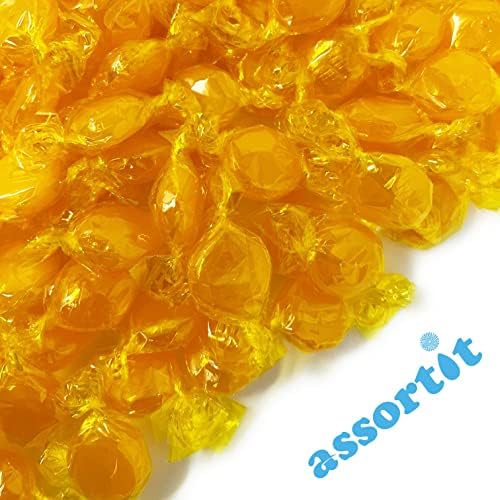 Butterscotch Hard Candy, Individually Wrapped Disks, 3 lb Bag