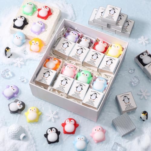 36 Sets Persistent Penguin Gifts Positive Party Favors with Boxes