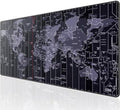 KTRIO Large Gaming Mouse Pad, Desk Mat, 31.5 x 15.7 in, World Map, XXL
