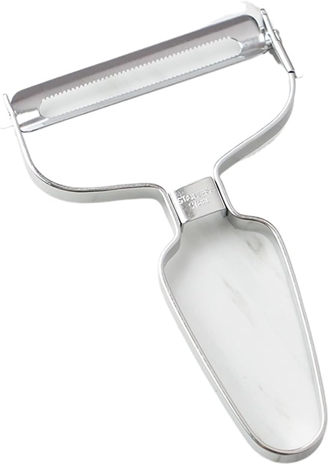 3-in-1 Stainless Steel Peeler with Interchangeable Blades – Vegetable Fruit Potato Peeler, Julienne Slicer, Grater with Serrated Blade – Swivel Self‑Adjusting Head, Dishwasher Safe Kitchen Tool(1pc)