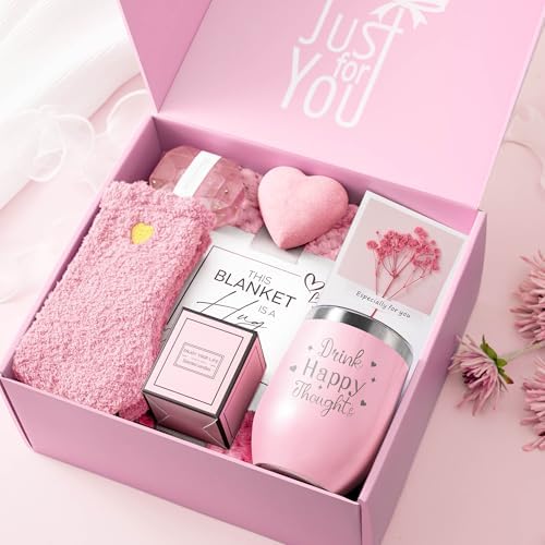 Christmas Birthday Get Well Self Care Gifts Basket for Women Unique