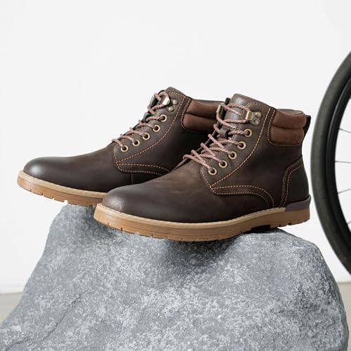 Vostey Men's Hiking Boots Waterproof Casual Chukka Boots for Men