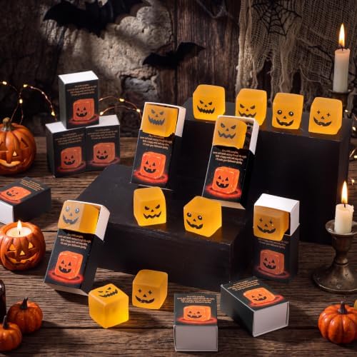 12 Sets Halloween Party Favors Relief Pumpkin Gifts Bulk for Coworkers