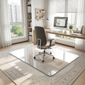 Antok Tempered Glass Chair Mat, 45"x60" Office Chair Mat for Carpet & Hardwood Floors, Heavy Duty 1/5" Desk Chair Mat for Smooth Rolling at Home or Office