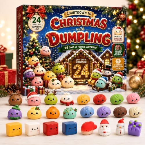 Christmas Squishies Advent Calendar 2030 Countdown for Adults