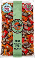 Halloween Chocolate Candy Variety Pack Assorted Pinata Mini Bars Bulk 10 lb