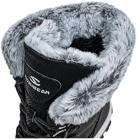 HOBIBEAR Women's Winter Snow Boots Warm Faux Fur