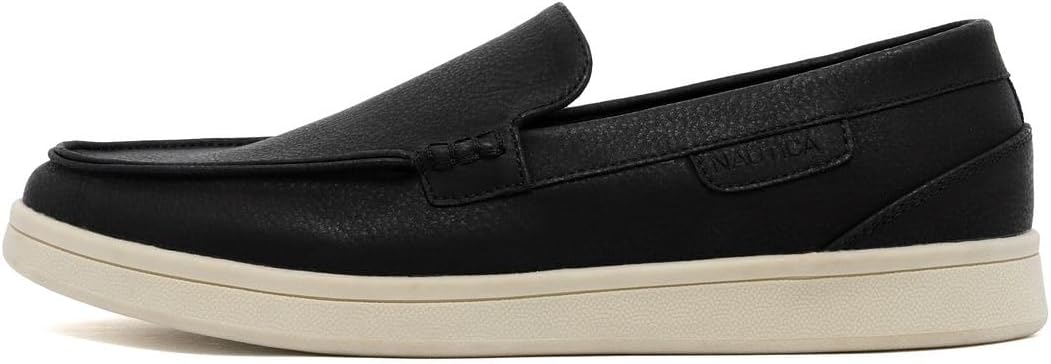 Nautica Men's Slip-On Loafers Casual Moc Toe Sneakers Boat Shoes Slipper for Men – Lightweight & Comfortable - Derwin