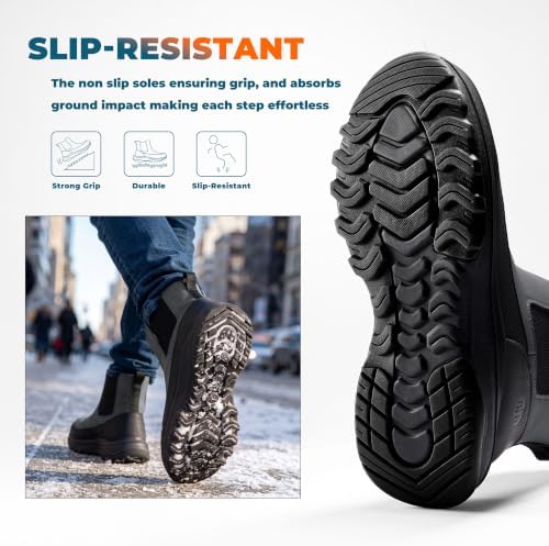 Coostar Winter Boots for Men Warm Snow Boot Botas Para Nieve Hombre