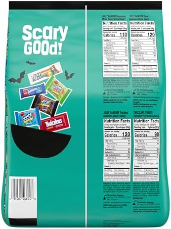 Hershey Assorted Fruit Flavored Halloween Candy Bulk Variety Pack, 62 oz