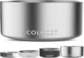 Coldest Dog Bowl - Anti Rust Metal, Non Slip, 3 Layers Insulated Stainless Steel Dog Bowls - Spill Proof & Heavy Duty - Water Bowl for Dogs, Cats, Dish Washer Safe (100 oz,Polished Stainless Steel)