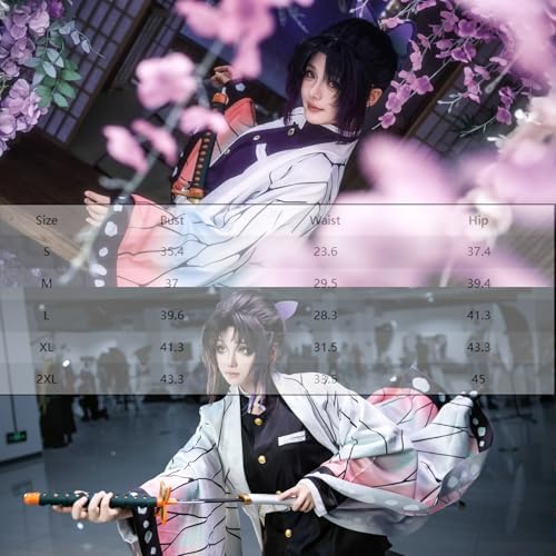 Kimonos Cosplay Costumes Adult Women Girls Anime Japanese Kimono Robe Halloween Outfit with Accessories