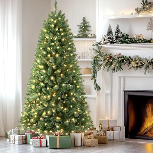 SHareconn 6.5ft Prelit Artificial Classic Spruce Christmas Tree