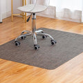 BARoyal Office Chair Mat for Hardwood Floor Under Desk Computer Rolling Chair Mat for Wood/Tile Floor Non-Slip Heavy Duty Desk Rug PVC Plastic Hard Floor Protector 46"x 60" (Dark Walnut)