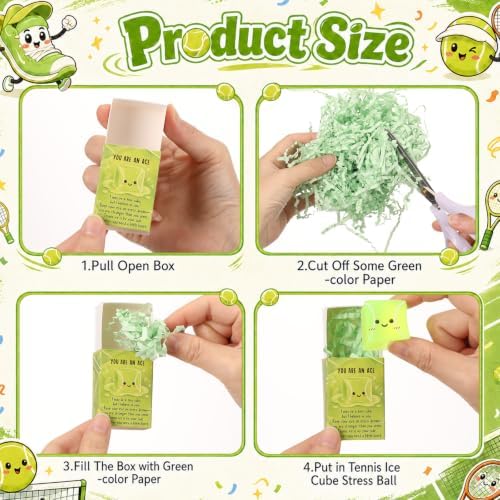 24 Sets Tennis Party Favors Bulk Inspirational Tennis Gift Bag Fillers