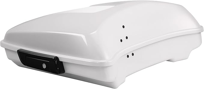 Razor Trunk W/Latch Key Fit For Harley 2014-2025Touring CVO Road King Street Glide Electra Glide Ultra Limited Trunk White Onyx Pearl