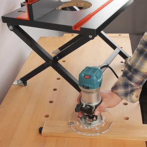 O’SKOOL Foldable Benchtop Trim Router Table with Adjustable Stand