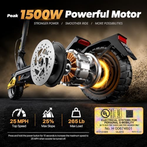AOTOS GT01 PRO Electric Snow Scooter 14MPH,All Terrain Scooter,Snowmobile
