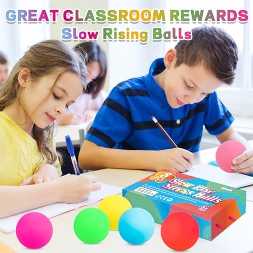 VISCOO 8 Pack Slow Rising Stress Ball,Stress Balls for Adults,Fidget Toys