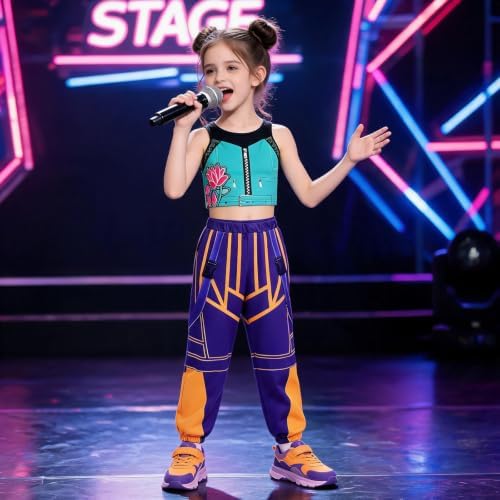 Kids Pop Singer Group Costume Girls Halloween Costumes Cosplay Outfit Set