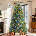 Alupssuc 7ft Classic Spruce Artificial Prelit Christmas Tree
