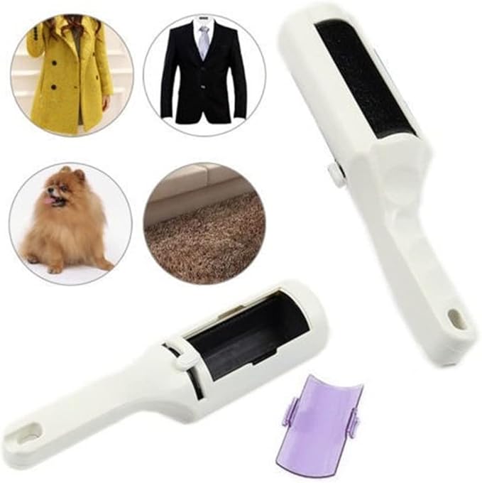 Electrostatic Clothing Dust Pets Hair Cleaner Remover Brush Suction Sweeper for Home Office Travel Cleaning Brushes