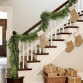 Artificial Christmas Norfolk Pine Garland for Stairs Decor (16 FT,1 PCS)