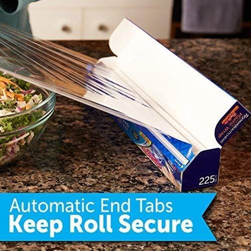 Reynolds Kitchens Quick Cut Plastic Wrap, 225 Square Feet (Pack of 8)