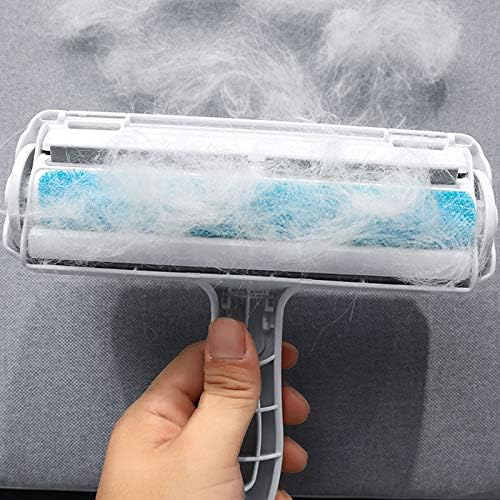 Pet Lint Roller for Clothes, Reusable, Easy Cleaning Catches and Removes Fluffs and Cats Or Dogs Hair from Furniture, Carpets, Clothes, Car Seats and Almost Every Surface
