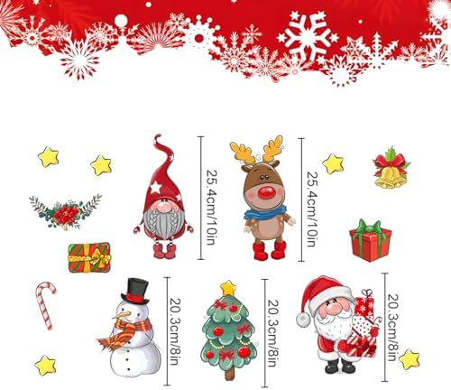 Magnetic Christmas Tree for Refrigerator, Soft Magnetic Ornaments Set, Reusable Holiday Decor for Kids & Family, Fun Xmas Decoration for Home, Kitchen, Office (Xmas Tree-B)