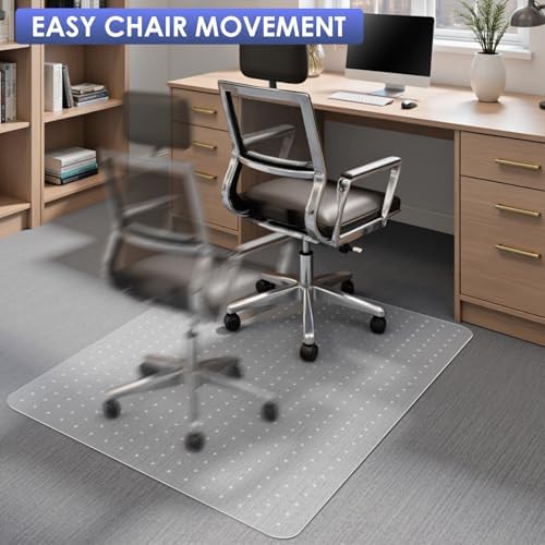 Kuyal Office Chair Mat for Carpet, 2 Pack Heavy Duty Computer Chair Mat