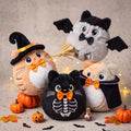 Soulchen 4 Pcs 8 Inch Halloween Stuffed Animal Plush Cat Toys Bulk