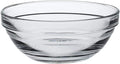 Duralex Gigogne Glass Stackable Mixing Bowls/Prep Bowls Set of 6, Clear. 6⅞ oz. / 4.1"