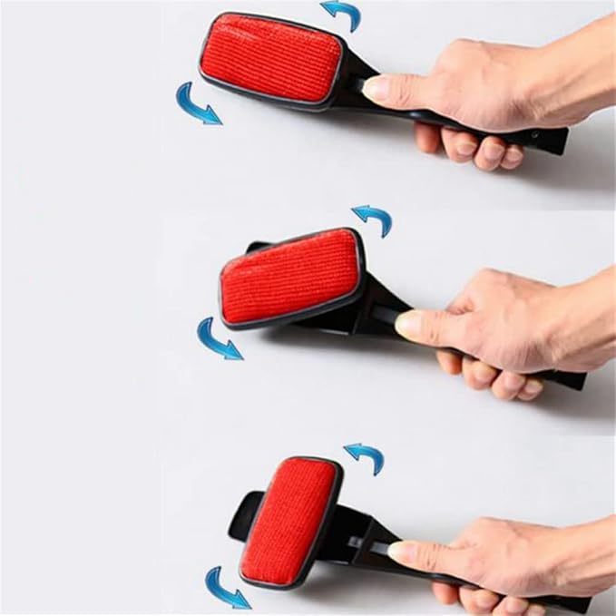 Clothes Sticky Hair Brush Dry Electrostatic Dust Coat Can Rotate It to Clothing Cloth Cleaning Lint