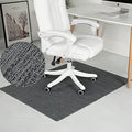 Chair Mat for Hardwood & Tile Floor, 47" x 60" Heavy Duty Office Chair Mat for Rolling Chairs, Anti Slip, Non-Curve, Floor Protector for Home Office, Graphite Texture