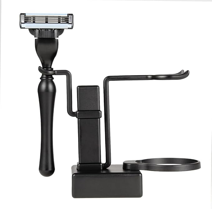 FOMIYES 2pcs Rasuradoras Para Hombres Mens Shaving Soap Shaving for Men Cream Bowls Shave Brush Holder Razor Stand Beard Set Man Black Tool Shave Men's Suits