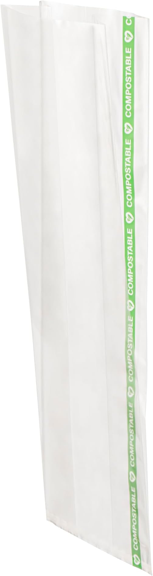 Restaurantware Plastic Gusset Bags 100 Count 3 1/2" x 2 1/4" x 9 3/4" Wicker Dispensing Bottom Gusset Clear Plastic Bags Heat Sealable For Sourdough Bread Cookies Pastries For Home Bakers And Bakeries