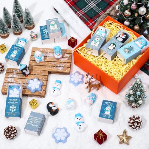 10 Sets Winter Break Gifts Penguin Holiday Party Favors with Boxes