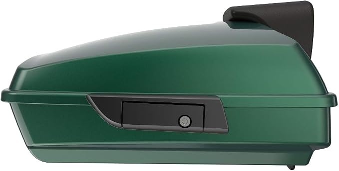 Advanblack Road Glide Tour Trunk Pack Deep Jade Pearl Razor Tour Trunk Pack Backrest Pad for '97-'25 Harley Touring Road King Street Glide Electra Glide CVO Models