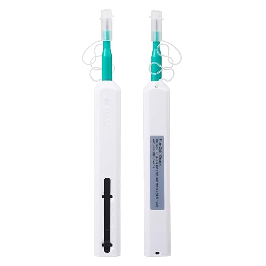 -5pcs Optical Fiber Cleaning Pen 2.5mm Ferrules SC/ST/FC Optical Fiber Connector Cleaning Pen Been Cleaned for More Than 800 Times, (Xstus-Pen-SC-White-5PC)