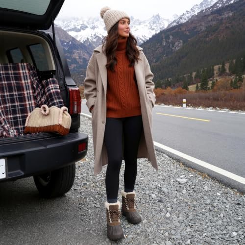 DREAM PAIRS Women's Winter Duck Snow Boots