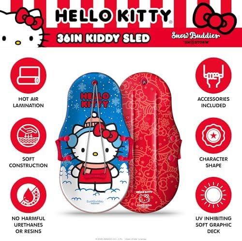 SNO-Storm Hello Kitty Snow Buddies by SNO-Storm 36in Sled