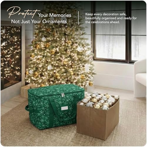 Covermates Adjustable Ornament Storage Bag, 19.25" W x 13" D x 12.5" H