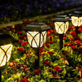 GIGALUMI 6 Pack Solar Lights Outdoor Waterproof, LED Solar Garden Lights