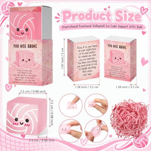 24 Sets Volleyball Gifts Cool Volleyball Party Favors with Support Boxes