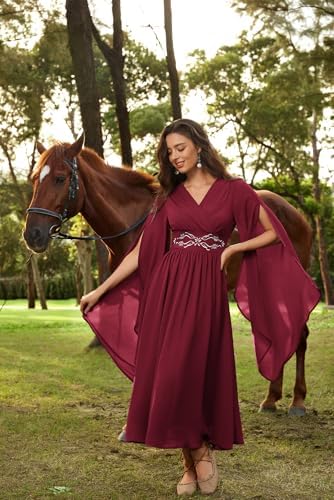 Scarlet Darkness Women's Renaissance Costume V Neck Medieval Fairy Dresses