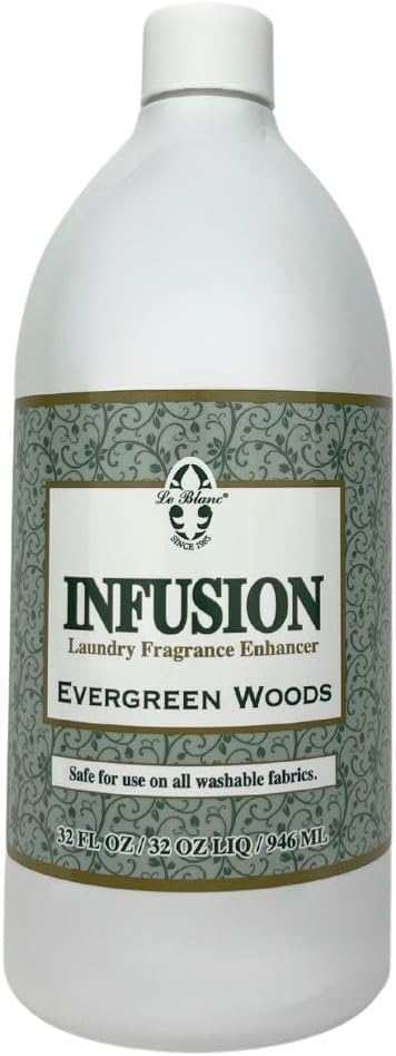 Le Blanc® Evergreen Woods Infusion- Luxury Fragrance Enhancer for the Washer- 32 oz. (1 pack)